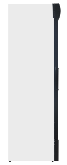 EH650 451 LT Single Hinged Door Beverage Cooler With Header Panel