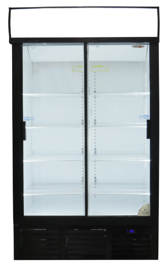 ES1140 885 LT Double Door Sliding Beverage Cooler