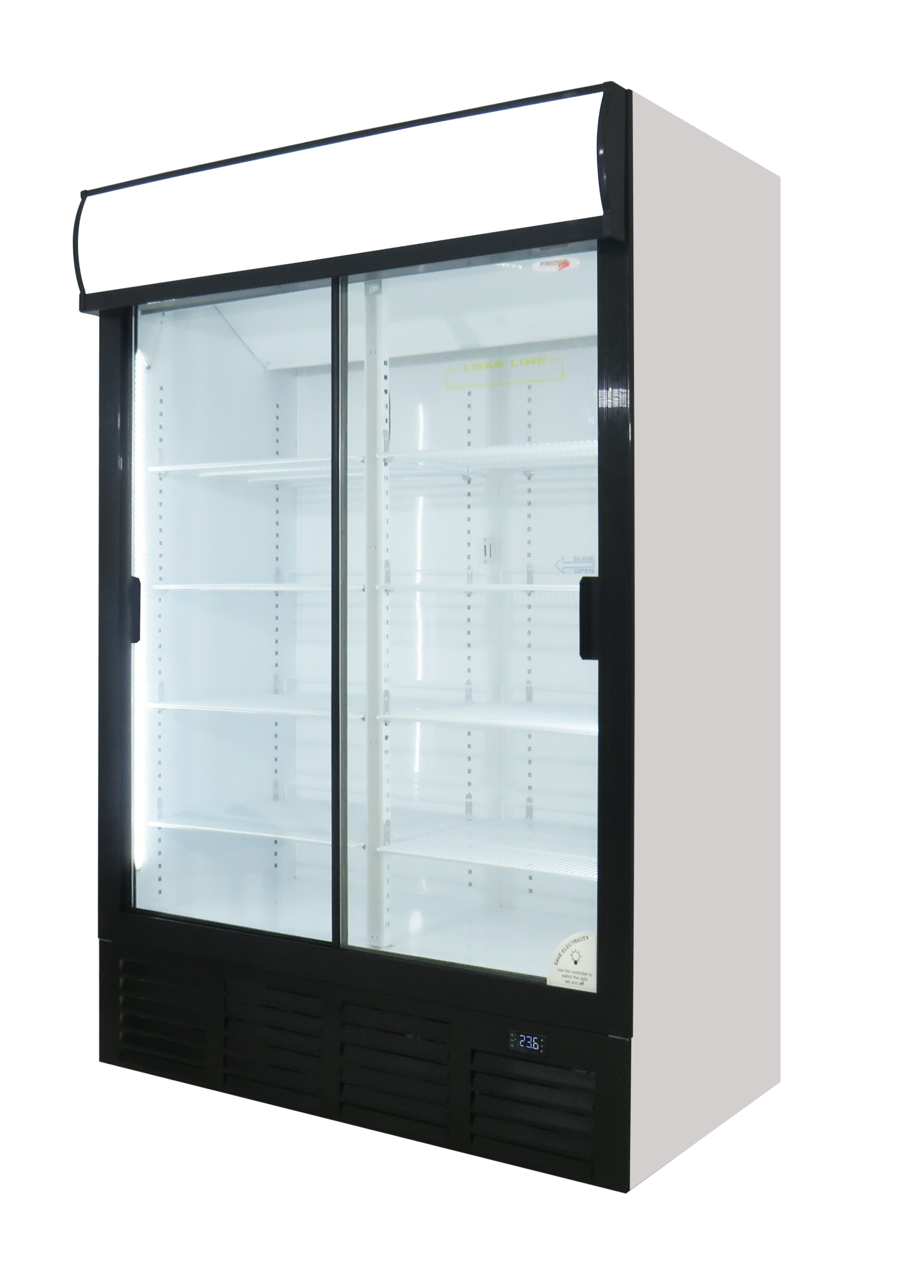 ES1360 910 LT Double Door Sliding Beverage Cooler