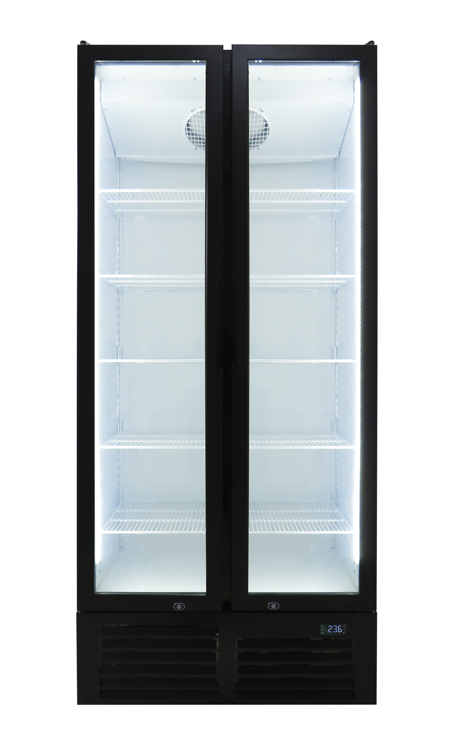 FH890 701 LT Hinged Double Door Beverage Cooler