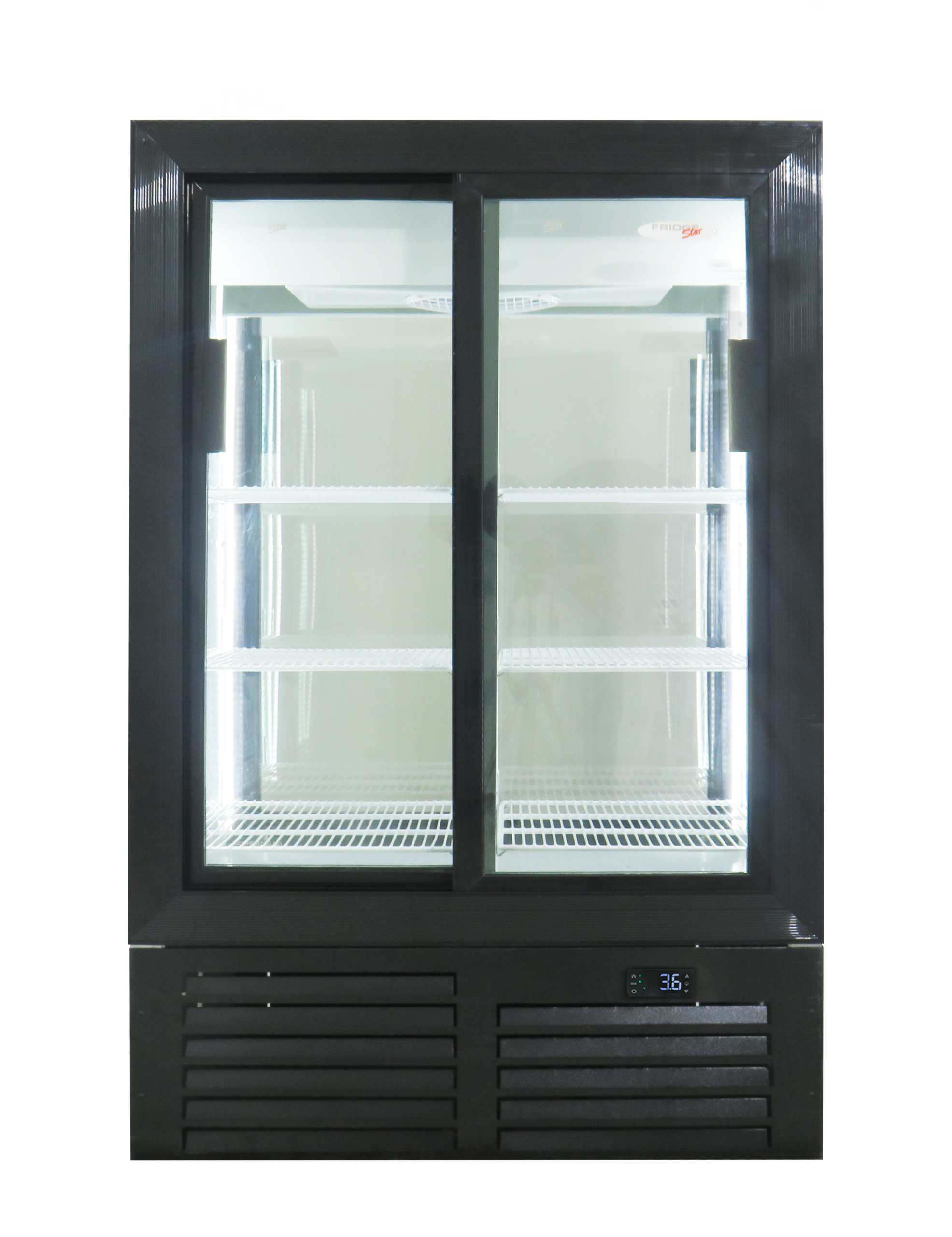 KL476 390 LT Double Door Sliding Fastlane Beverage Cooler
