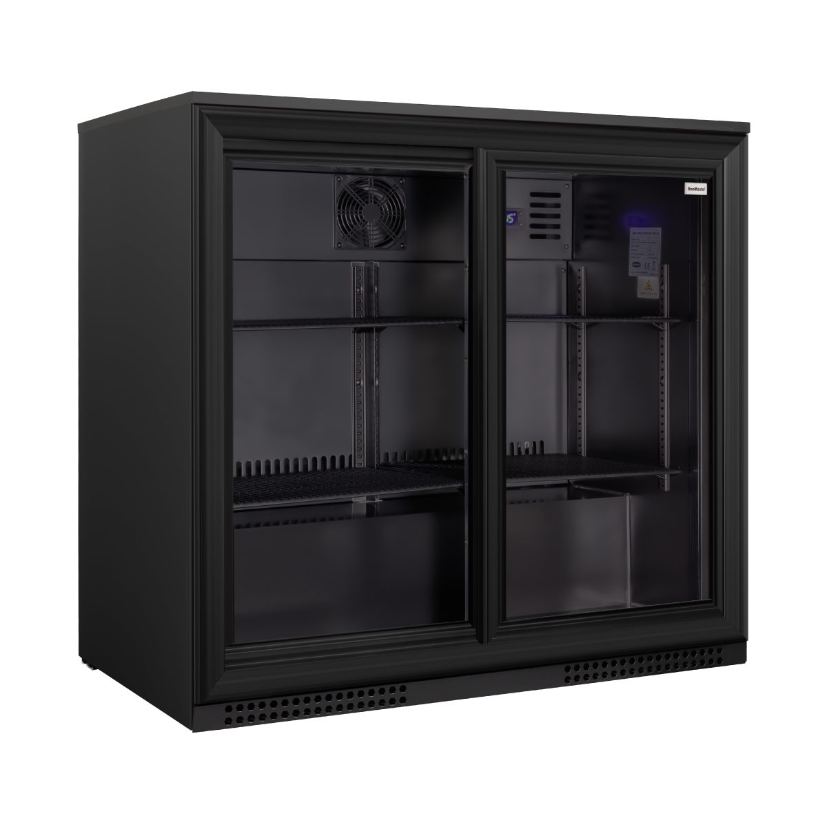SnoMaster SMBC-200SL - 200L Under-Counter Sliding Door Beverage Cooler