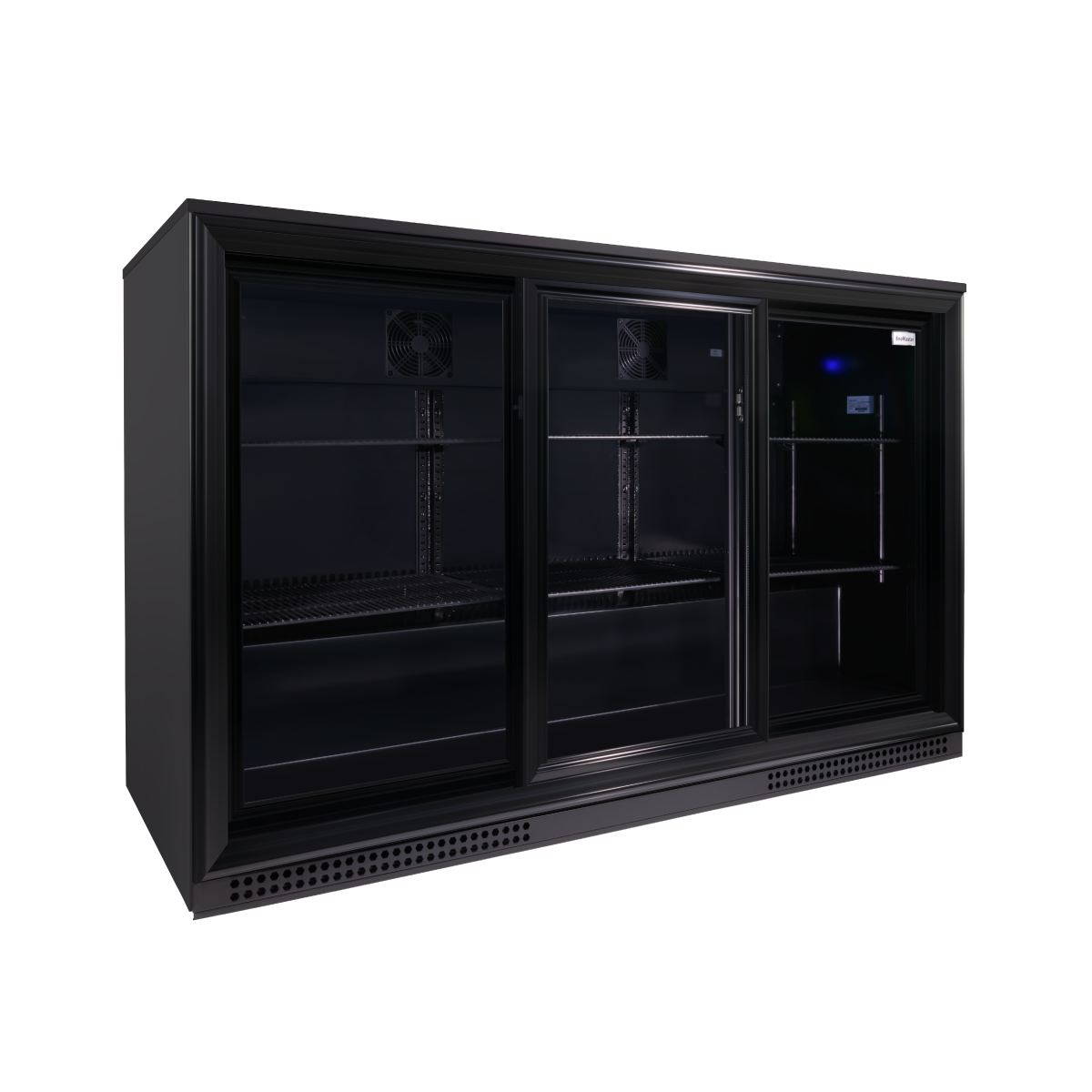 SnoMaster SMBC-300SL - 300L Under-Counter Sliding Door Beverage Cooler
