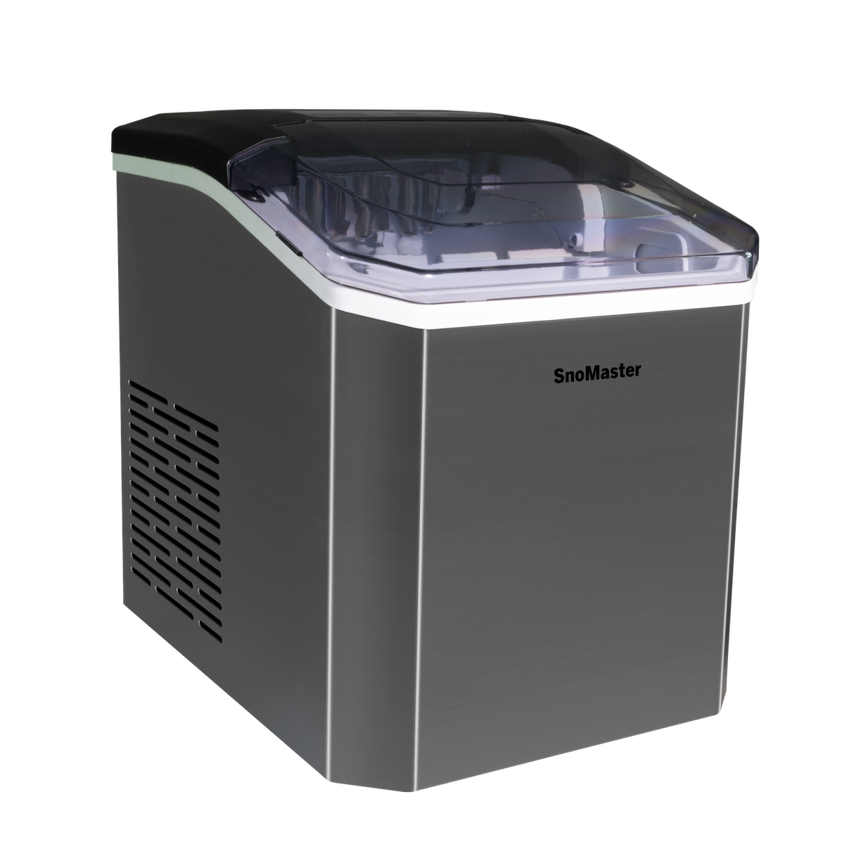 SnoMaster SMIC-12(SS)  - 12Kg/24Hr Counter-Top Bullet Type Ice-Maker - Stainless Steel
