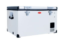 SnoMaster SMDZ-LP65- 65L Low Profile Single Compartment Mobile Fridge & Freezer AC/DC - Stainless Steel