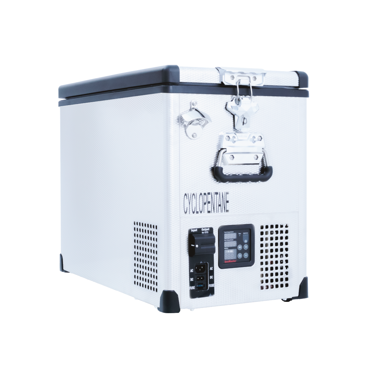 SnoMaster SMDZ-TR42S - 42L Single Compartment Mobile Fridge & Freezer AC/DC - Stainless Steel